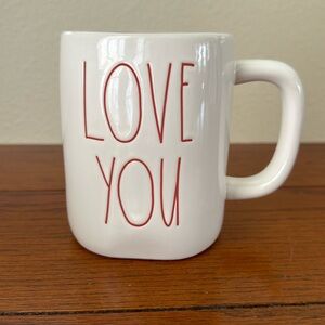 🚨GALENTINE’S🚨 RAE DUNN RED LOVE YOU MUG NWOT